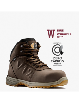 V12 LYNX 170369 WOMENS BROWN CARBON NEUTRAL HIKER BOOTS 